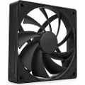 NZXT F120Q V2 Quiet Airflow - Kabinet køler - 120mm - Sort - 25 dBA