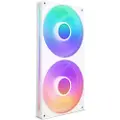 NZXT F280 RGB CORE - 280mm - Kabinet køler - Hvid - 30 dBA