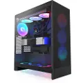 NZXT H7 Flow RGB (2024) - All Black - Kabinet - Miditower - Sort