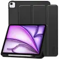 TechProtection iPad Air 13 2024/2025 Tech-Protect SmartCase Pen Tri-Fold Folio Cover - Sort