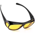 24hShop HD Polariserede Night Vision Bilbriller til Kørsel i Mørke