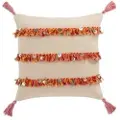 J-Line Puder J-line COUSSIN 3RANG FRAN COT BEI/MIX (45x45x3cm) dame 45x45 cm