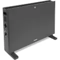 Vonroc Radiator - Elradiator - 2000W | Til rum op til 24m2 | Konvektorvarme - termostat - Turbo Fan | Grå