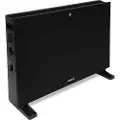 Vonroc Radiator - Elradiator - 2000W | Til rum op til 24m2 | Konvektorvarme - termostat - Turbo Fan | Sort