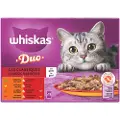 Whiskas 1+ Duo Classic Smagsvariationer i gelé multipack (12 x 85 g)