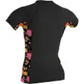 O'Neill Side Print Rashguard Med Korte ærmer Til Kvinder