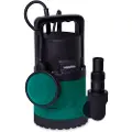 Vonroc Dykpumpe - pumpe - 300W | 6500 l/t - med flyder & Termisk Beskyttelse | 5mm restvand | Snavset og rent vand