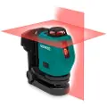Vonroc 360° Laser - Rotationslaser 4V - rød - selvnivellerende - 20 meter rækkevidde | Inkl. USB-C oplader