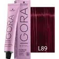 Schwarzkopf Schwarzkopf-Professional Haarfarver Igora-RoyalFashion LightsHighlight Color Creme L 89 Rød Violet 60 ml (1.467,00 kr / 1 l)