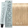 Schwarzkopf Schwarzkopf-Professional Haarfarver Igora-RoyalHøjtløfterePermanent Color Cream 10-0 Ultrablond naturlig 60 ml (2.533,00 kr / 1 l)