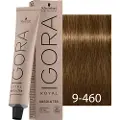 Schwarzkopf Schwarzkopf-Professional Haarfarver Igora-RoyalAbsolutes Permanent Anti-Age Color Creme 9-460 Ekstra lysblond beige chokolade natur 60 ml (1.367,00 kr / 1 l)