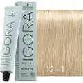 Schwarzkopf Schwarzkopf-Professional Haarfarver Igora-RoyalHøjtløfterePermanent Color Cream 12-1 Særlig blondine Cendré 60 ml (2.533,00 kr / 1 l)