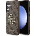GUESS Samsung Galaxy S24+ Guess 4G Big Metal Logo Hybrid Cover - Brun