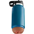 PDX Fuck Flask Private Pleaser - kunstig vagina i flaske (blå-brun)