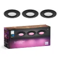 Philips Hue Slim indbygningsspot 90 mm - 3 pak
