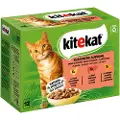 Kitekat portionsposer 48 x 85 g - Klassisk udvalg i sauce