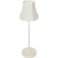 QAZQA Retro bordlampe genopladelig IP44 Off-white - Granny