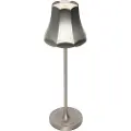 QAZQA Retro bordlampe gunmetal genopladelig IP44 - Granny