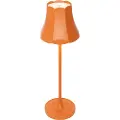 QAZQA Retro bordlampe orange genopladelig IP44 - Granny