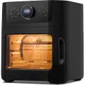 Ströme airfryer 12L - kraftfuld varmluftsovn med stor kapacitet og roterende tilbehør