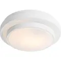 QAZQA Moderne loftslampe hvid 25 cm IP44 - Walden