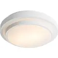QAZQA Moderne loftslampe hvid 35 cm IP44 - Walden