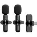24hShop 2 trådløse mikrofoner med modtager USB-C