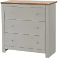 Loft 24 - Lav skænk Emerald 3 skuffer - Flerfarvet - Skænke & sideboards - - Homeroom
