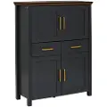 Loft 24 - Highboard Marion 4 låger/1 skuffe - Grå - Skabe - - Homeroom