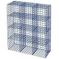Loft 24 - Væghylde med 12 rum Metal Small Cup Rack - Blå - Hylder & opbevaring - - Homeroom
