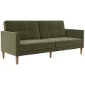 Dorel Home - Sofa 3-personers sovesofa Lilly - Grøn - 3-pers. sofaer - - Homeroom