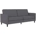 Dorel Home - Sovesofa med 3 sæder Presley - Grå - Sovesofaer - - Homeroom