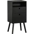 Woood - Natbord Ozzy - Sort - Sengeborde - - Homeroom