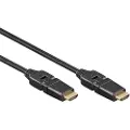 Goobay HDMI 2.0 360° - 1.5m - Sort