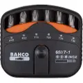 Bahco 1/4´´ Phillips/pozidriv/torx Skruetrækkerbitsæt 7 Enheder
