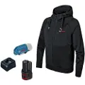 Bosch Ghh 12 + 18v Xa + Gaa 12v-21 + Gba 12v 2.0 Opvarmet Jakke