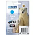 Epson 26 Blækpatron Cyan T2612 Modsvarer: N/A