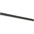 QAZQA Sort loftslampe inkl. LED 3-trins dæmpbar 2700-4000K - Keane