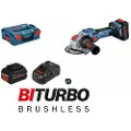 Bosch Gwx 18v-15 Sc+2x5.5ah Pro Core18v+l-boxx Vinkelsliber