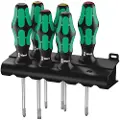 Wera 335/350/355/6 Kraftform Plus Skruetrækkersæt 6 Stykker