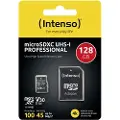 Intenso Micro SD 128GB UHS-I Professional 4034303030095 Modsvarer: N/A