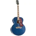 Epiphone J-200 All Solid Electro Acoustic Aged Viper Blue