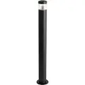 QAZQA Moderne udendørslampe sort 80 cm IP44 inkl. LED - Roxy