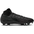 Nike Phantom Luna 2 Elite Hgh Top-fodboldstøvler til græs - sort