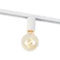 QAZQA E27 fatning med skinnesuspension til 1-faset skinne hvid - Jeana