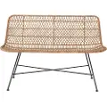 Bloomingville - Sofa Hallie - Natur - 2-pers. sofaer - - Homeroom