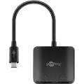 Goobay USB-C til Dobbelt DisplayPort - Sort