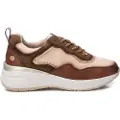 Xti Xtitil kvinder. 14319502-CAMEL Træningssko i læder 143195 brun (37), 3-5 cm, Ruskind, Blonder, Casual