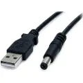 StarTech.com 2m Usb To Type M Barrel Cable 2m. Usb A Barrel Type M Sort