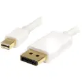 StarTech.com Video Cable 2m. Mini Displayport Displayport Hvid